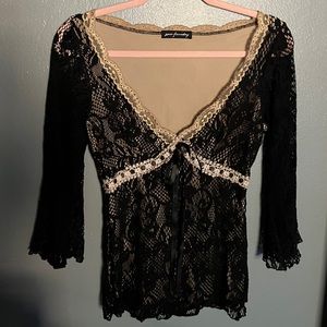 Ann Ferriday Lace Top